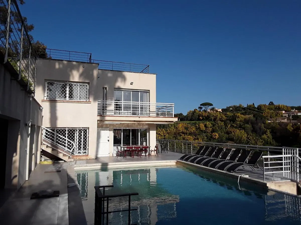 Holiday home Villa Alamp Super Cannes -Vue Mediterranee Exceptionnelle - 4 Chambres Avec Salles De Bain Wc - Piscine Privee Sans Vis-A-Vis - Rooftop Panoramique Vallauris France