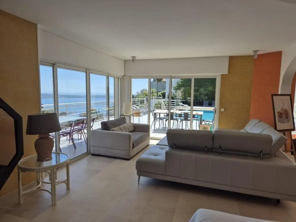 Villa Alamp Super Cannes -Vue Mediterranee Exceptionnelle - 4 Chambres Avec Salles De Bain Wc - Piscine Privee Sans Vis-A-Vis - Rooftop Panoramique Vallauris