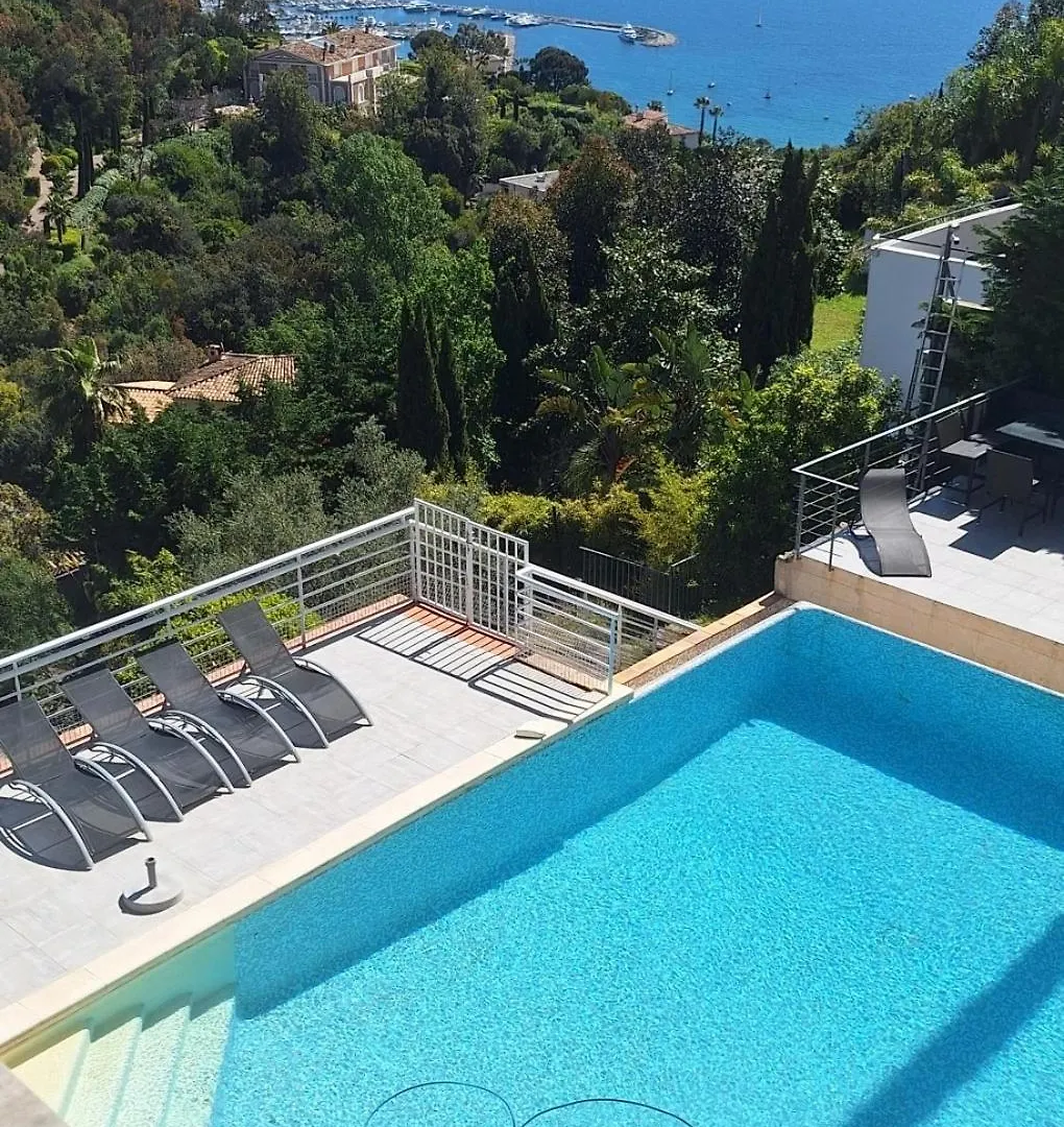 Villa Alamp Super Cannes -Vue Mediterranee Exceptionnelle - 4 Chambres Avec Salles De Bain Wc - Piscine Privee Sans Vis-A-Vis - Rooftop Panoramique Vallauris France