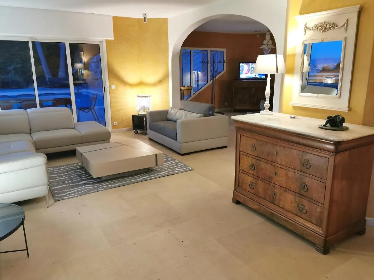 Villa Alamp Super Cannes -Vue Mediterranee Exceptionnelle - 4 Chambres Avec Salles De Bain Wc - Piscine Privee Sans Vis-A-Vis - Rooftop Panoramique Валлорис Дом отдыха