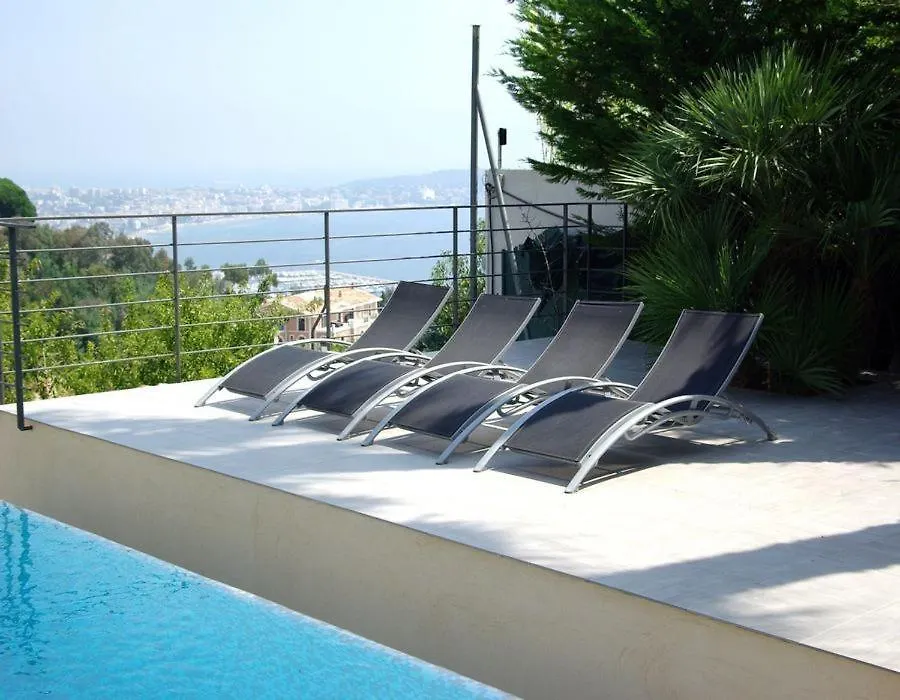 Villa Alamp Super Cannes -Vue Mediterranee Exceptionnelle - 4 Chambres Avec Salles De Bain Wc - Piscine Privee Sans Vis-A-Vis - Rooftop Panoramique Валлорис Франция