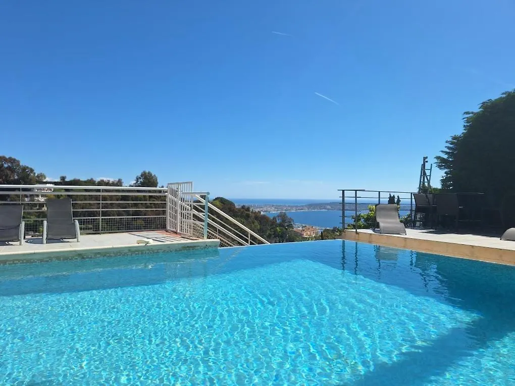 Villa Alamp Super Cannes -Vue Mediterranee Exceptionnelle - 4 Chambres Avec Salles De Bain Wc - Piscine Privee Sans Vis-A-Vis - Rooftop Panoramique Валлорис Дом отдыха